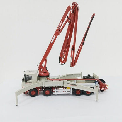 1:50 NZG S43 SX Concrete Pump Truck Godel Beton Construct Machine Diecast Model