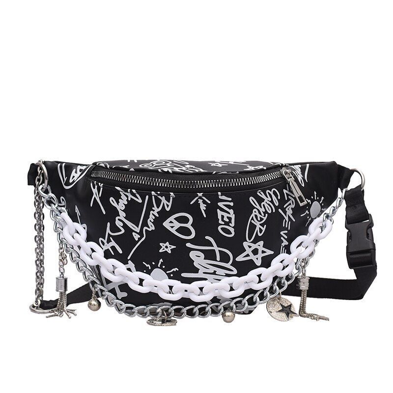 Leather Bag Summer Handbag Trend Fashion Crossbody Bag Casual Street Fanny Pack