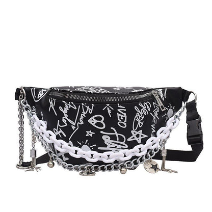 Leather Bag Summer Handbag Trend Fashion Crossbody Bag Casual Street Fanny Pack
