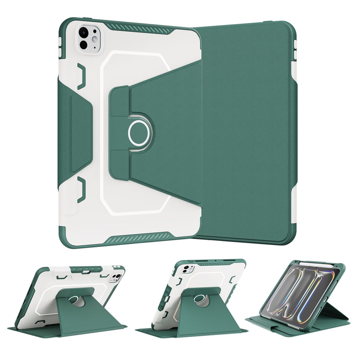 For ipad pro/mini 6 protective cover swivel bracket apple tablet anti-drop cover
