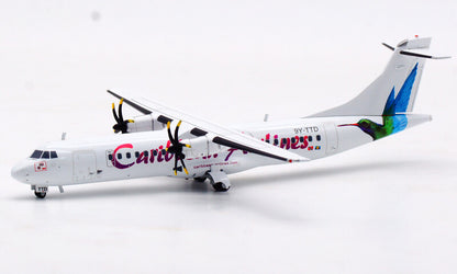 1:200 JC Wings Carribbean Airlines ATR72-600 Airplane Diecast Aircraft Model