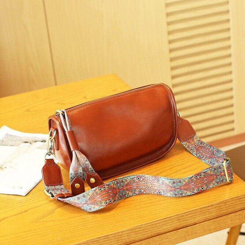 New retro head layer cowhide bag crossbody bag leather shoulder women's bag