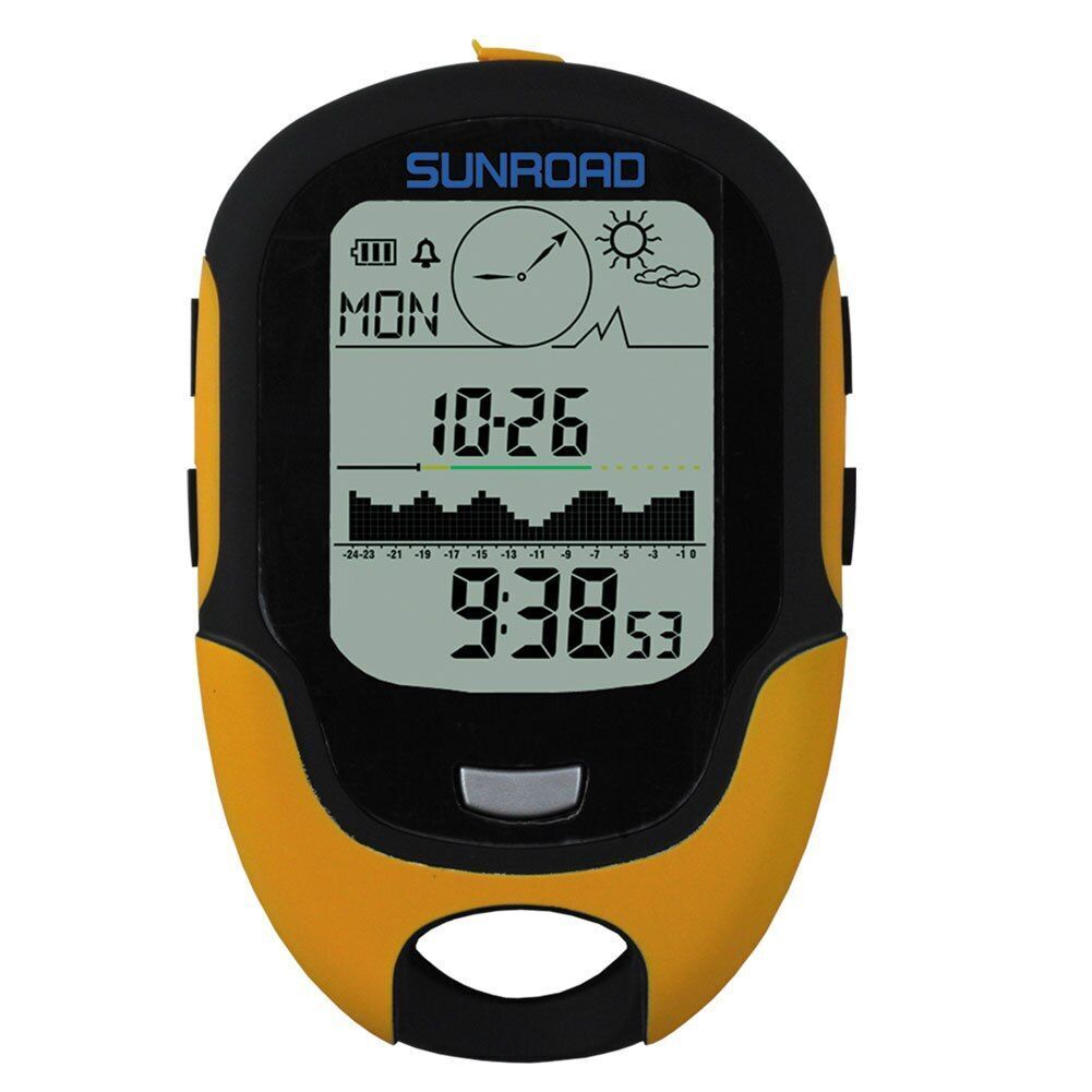 Handheld GPS Navigation Tracker Compass Locator Digital Altimeter Barometer Tool