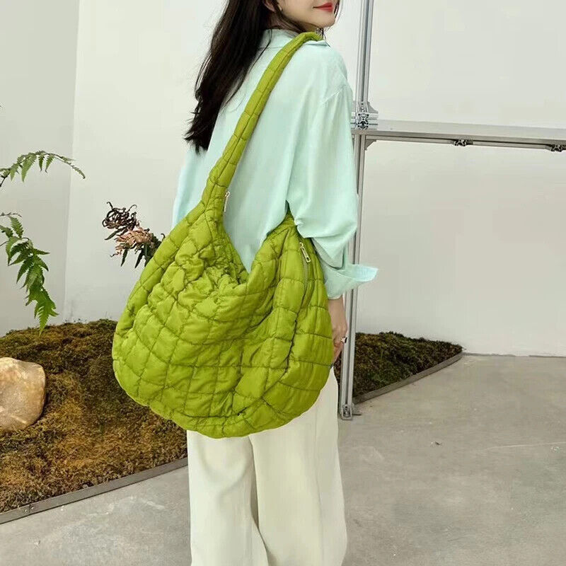 Casual Padded Women Handbag Shoulder Crossbody Bags Underarm Bag Purses