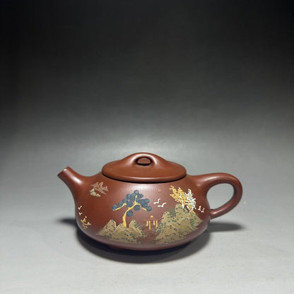vintage chinese yixing purple clay teapot zisha ceremony teaware collection rare