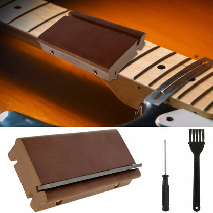 3/23/35 Degree Fret End Beveling File 3-in-1 Precision Dressing Tool for Guitar