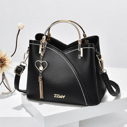 2022 Tassel Bucket Crossbody Bags Luxury Leather Handbags Women Shoulder Bag