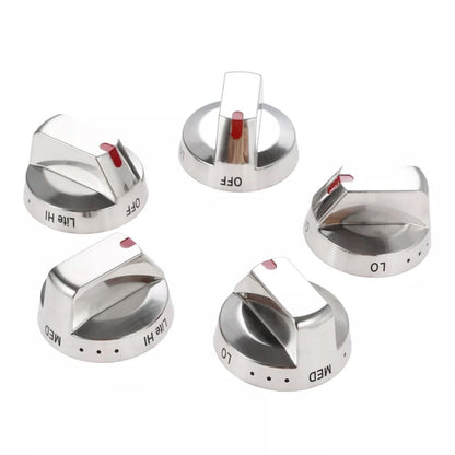 5Pcs/Set Gas Stove Top Burner Dial Knob Part DG64-00473A For Samsung Gas Stove
