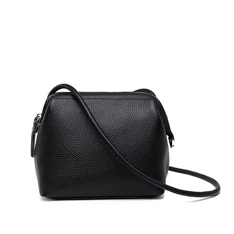 Leather Handbag High Quality Soft Cowhide Shoulder Bag Luxury Messenger Bags 1PC