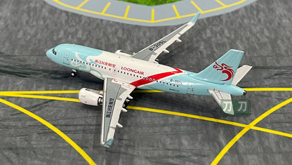 1:400 PandaModel LOONGAIR A319 B-305L Passenger Airplane Diecast Model