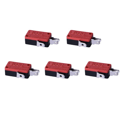 10/20Pcs Red New 3 Pin Microswitch Push Button For Arcade Mame Jamma Games F