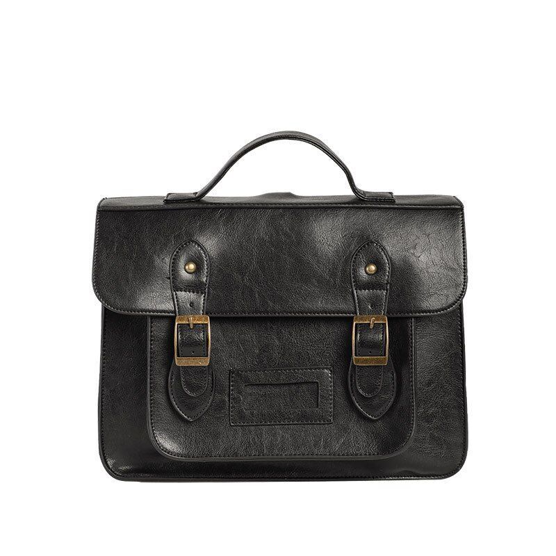 Backpack Multifunction Big Tote Synthetic Leather College Shoulder Bag Schoolbag