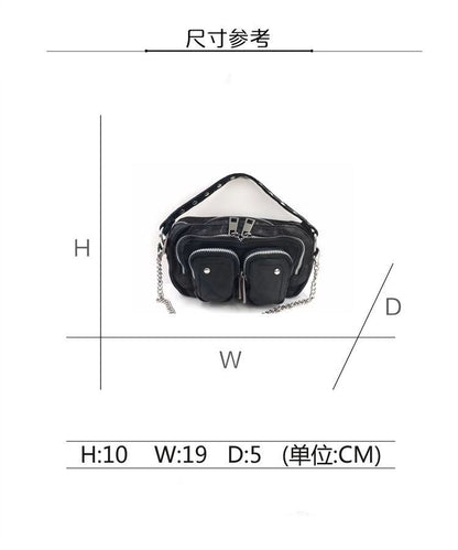 Leopard Pattern Crossbody Bag Luxury Handbag Shoulder Messenger Bags Polyester