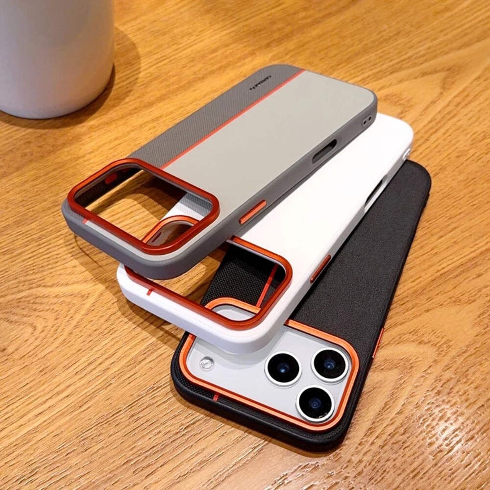 iPhone 17 Pro Max Case – Luxury PU Leather Cover
