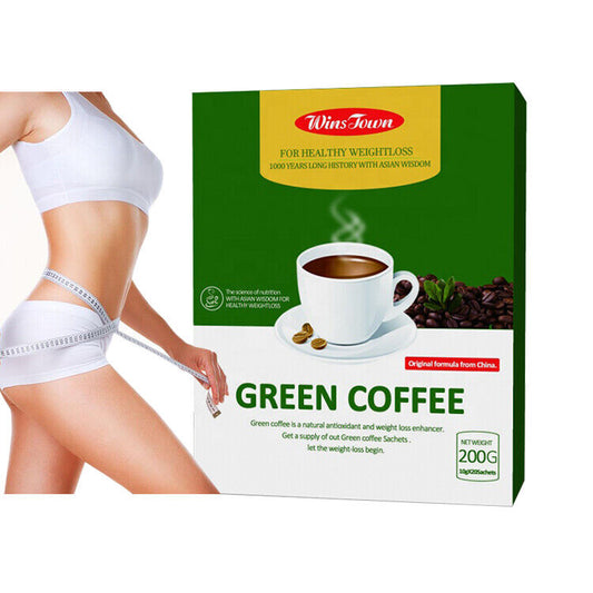 10g*20bags Fat Burn Instant Weight Loss Coffee Slimming Green Coffee Healthy