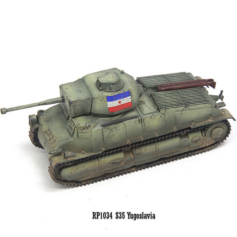 S-Model 1/72 Yugoslav S35 Military Medium Tank 6-pounder Gun Type Model RP1034