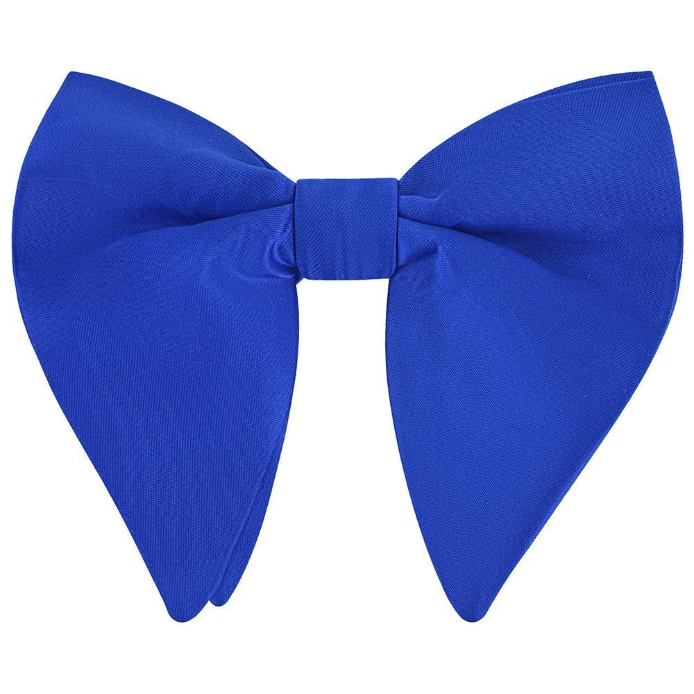 Men Bow Tie Silk Polyester Classic For Party Wedding Big Bowknot Casual Neckties