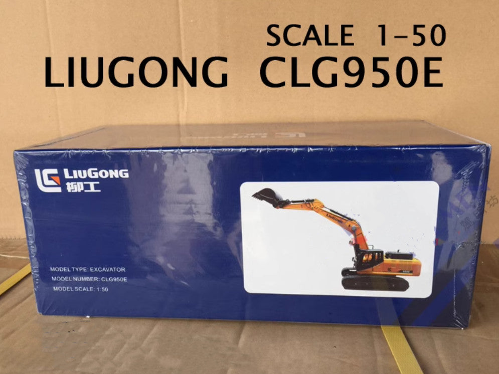1:35 LIUGONG CLG950E Excavator Construction Machine Equipment Diecast Model