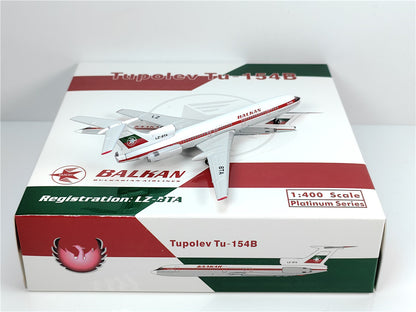 1:400 Phoenix BALHAN Tupolev TU-154B Airplane Diecast Aircraft Plane Model