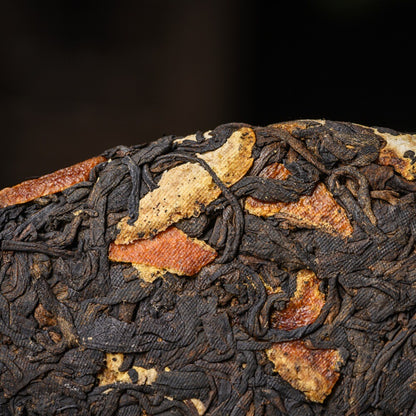 2024 Tangerine Peel Puerh Tea Gu Yi Dried Orange Peel Pu-erh Ripe Pu'er Tea 357g