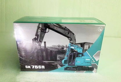 1:50 KOBELCO SK75SR Excavator Construction Machine Equipment Diecast Model