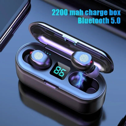 Waterproof Bluetooth 5.0 Earbuds Stereo Sport Wireless Headphones in Ear Headset