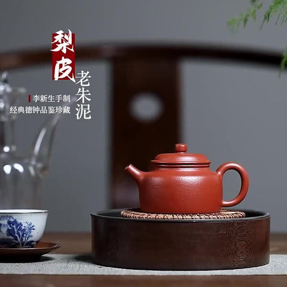 full handmade tea pot traditional craft real yixing zisha zhu clay master marked