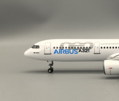 47CM 1:95 AIRBUS A321NEO Passenger Airplane Landing Gear Resin Aircraft Model