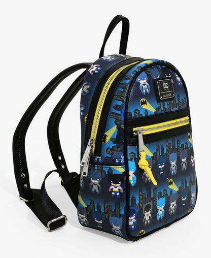 DC Comics Classic Bags Batman 80th Anniversary Chibi Loungefly Mini Backpack