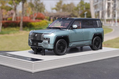 1:18 BYD Yangwang U8 SUV Cross-country Vehicle Diecast New Energy Car Model