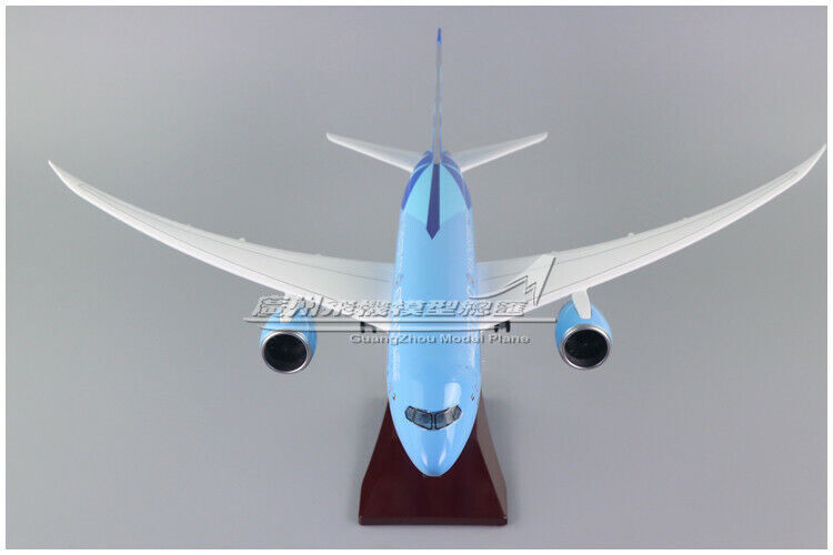 1:130 43CM ETIHAD MANCHESTER CITY BOEING 787 Airplane Landing Gear Resin Model