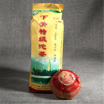 Puer Tea Pu-erh Tea Xiaguan Green Tea "Te Ji Tuo Cha" Tea Old Puerh Tea 100g