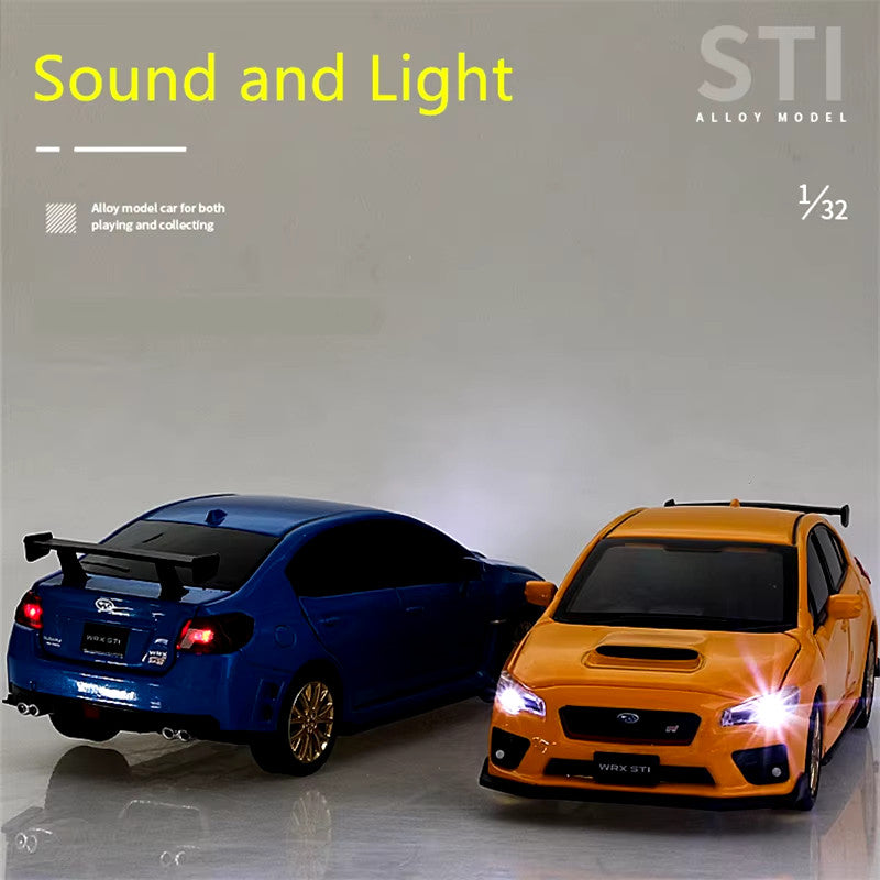 1/32 Subarus WRX STI Alloy Sports Car Model Diecast Simulation Metal Toy Race Ca