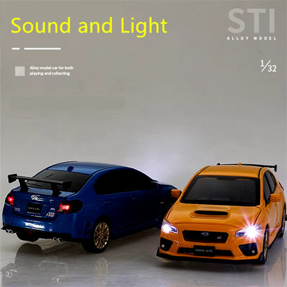 1/32 Subarus WRX STI Alloy Sports Car Model Diecast Simulation Metal Toy Race Ca
