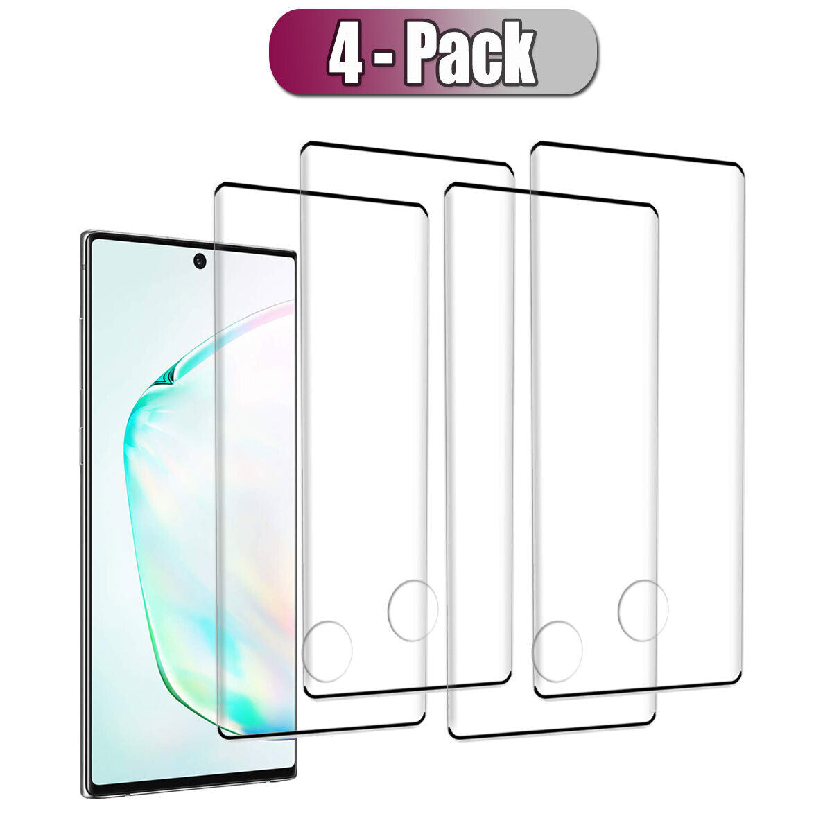 For Samsung Galaxy Note10/Note10+ 5G Full Cover Tempered Glass Screen Protector