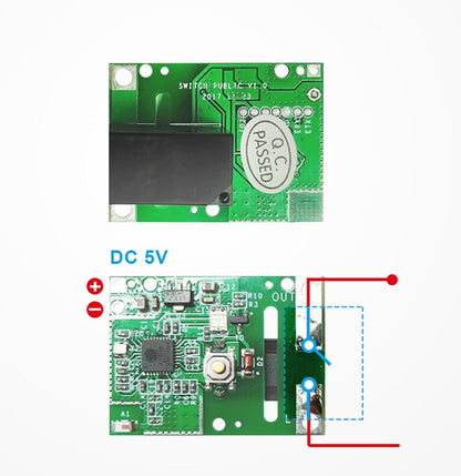 RE5V1C 5V WIFI Inching/Selflock Relay Module Hand Make DIY Remote Control Board