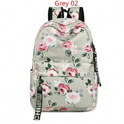 Shoulder Bag Campus Girls's Nylon Backpack Rucksack Women School Bag Knapsack