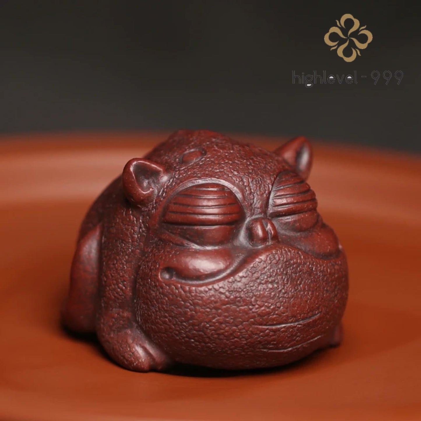 Wild Beast Cute Purple Sands Tea Pet 7cm Tea Ceremony Chinese Accessories