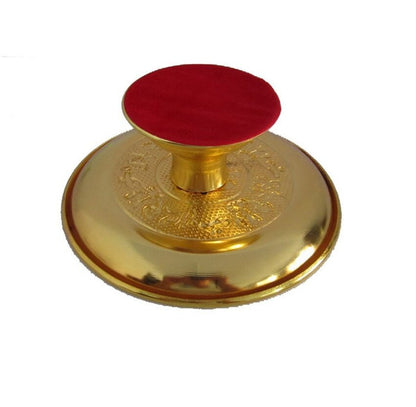 18cm New Metallic Buddhist Articles Alloy Fruit Disk Decoration Home Design