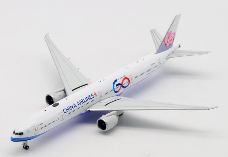Aviation China Airlines Boeing 777-300ER B-18006 60TH 1/400 diecast plane model