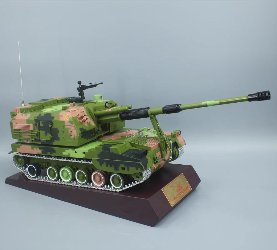1:18 60CM PLZ-05 155MM Self-propelled Gun-Howitzer Diecast Military Armor Model