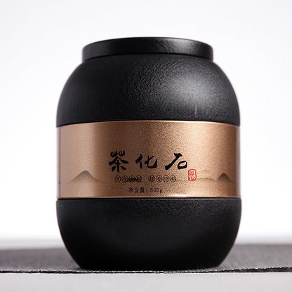 500g/Tin Yunnan Pu'er Tea Menghai Ripe Tea Jujube Tea Fossil Crushed Silver