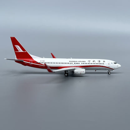 1:400 AeroPolaris Shanghai Airlines B737-800 B-1720 Airplane Diecast Model
