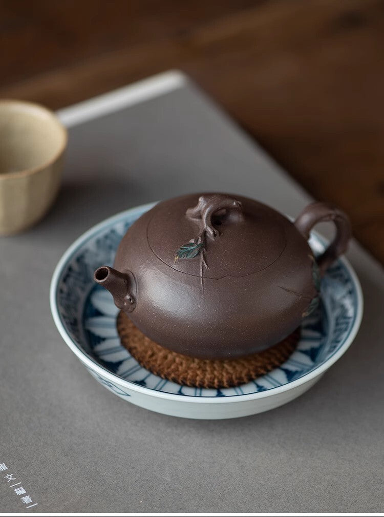 130cc chinese Yixing Handmade Zisha teapot tianqing clay liuxiang Hu Tea Pot