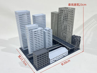 1/300 Building Model City Street House Scene Display Model