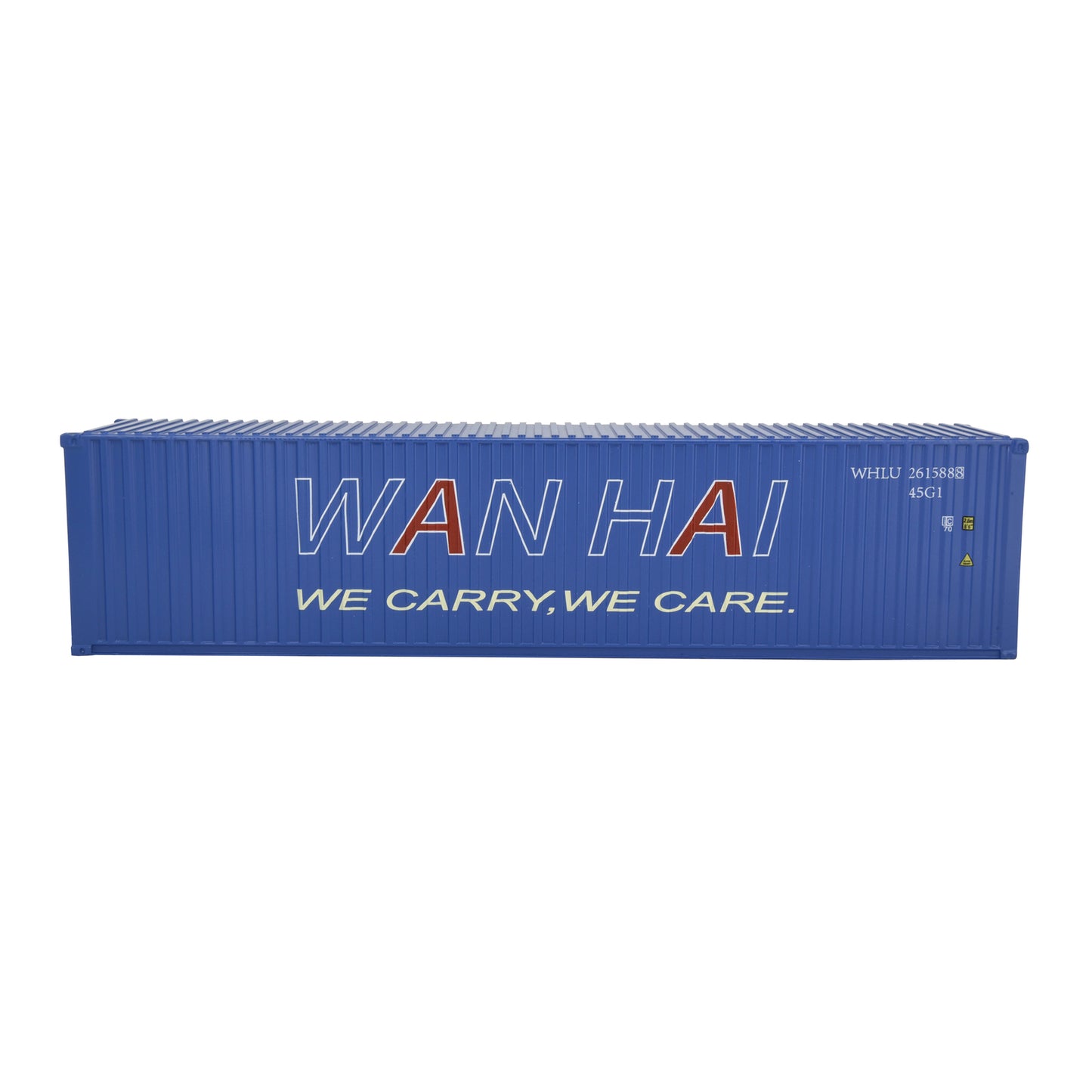 1:50 WAN HAI 40GP Metal Shipping Container Model Toy Home Office Decor Gift