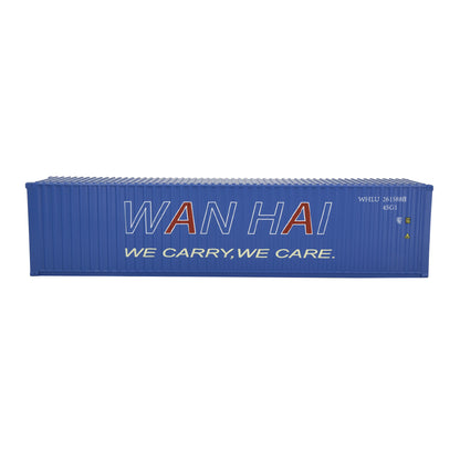 1:50 WAN HAI 40GP Metal Shipping Container Model Toy Home Office Decor Gift