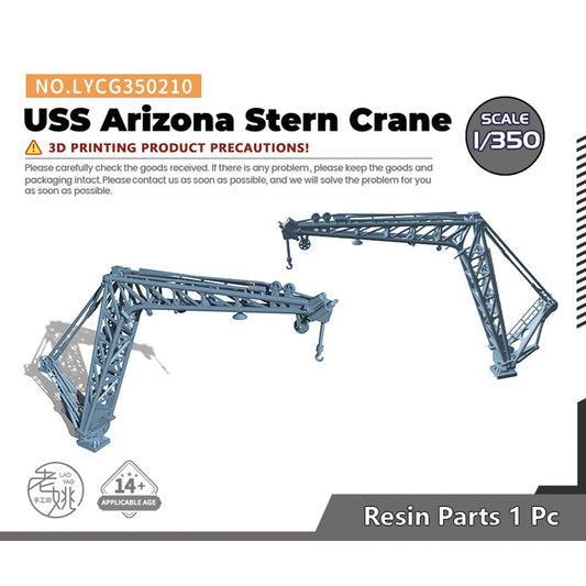 Yao's Studio LYCG350210 1/350 Model Upgrades Parts USS Arizona Stern Crane