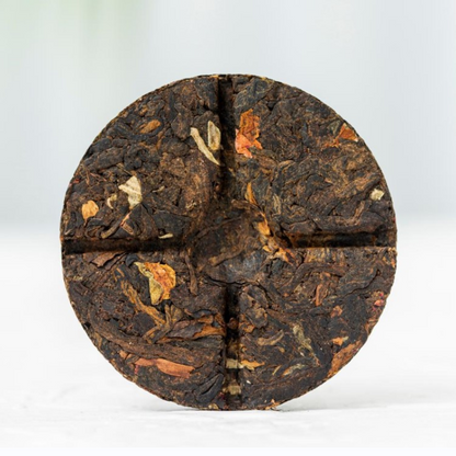200g Rose Puerh Tea Iron Box Yunnan Seven Zi Cake Ripe Tea 7.05oz