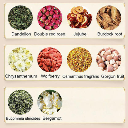 Herbal Compound Tea Natural Wellness Blend Herbal Tea Bags 30/60 Packs